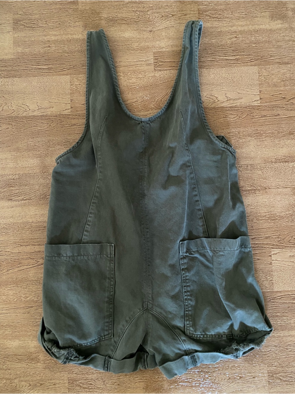 Free People Denim Overalls